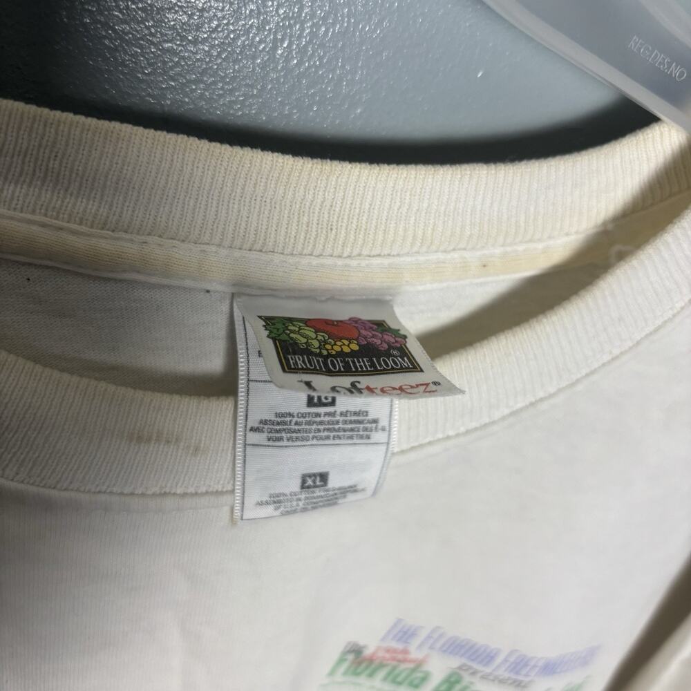 Vintage 1999 Florida Bicycle Safari Shirt Sleeve Shirtlive Oak 19th Annual XL - Picture 8 of 8